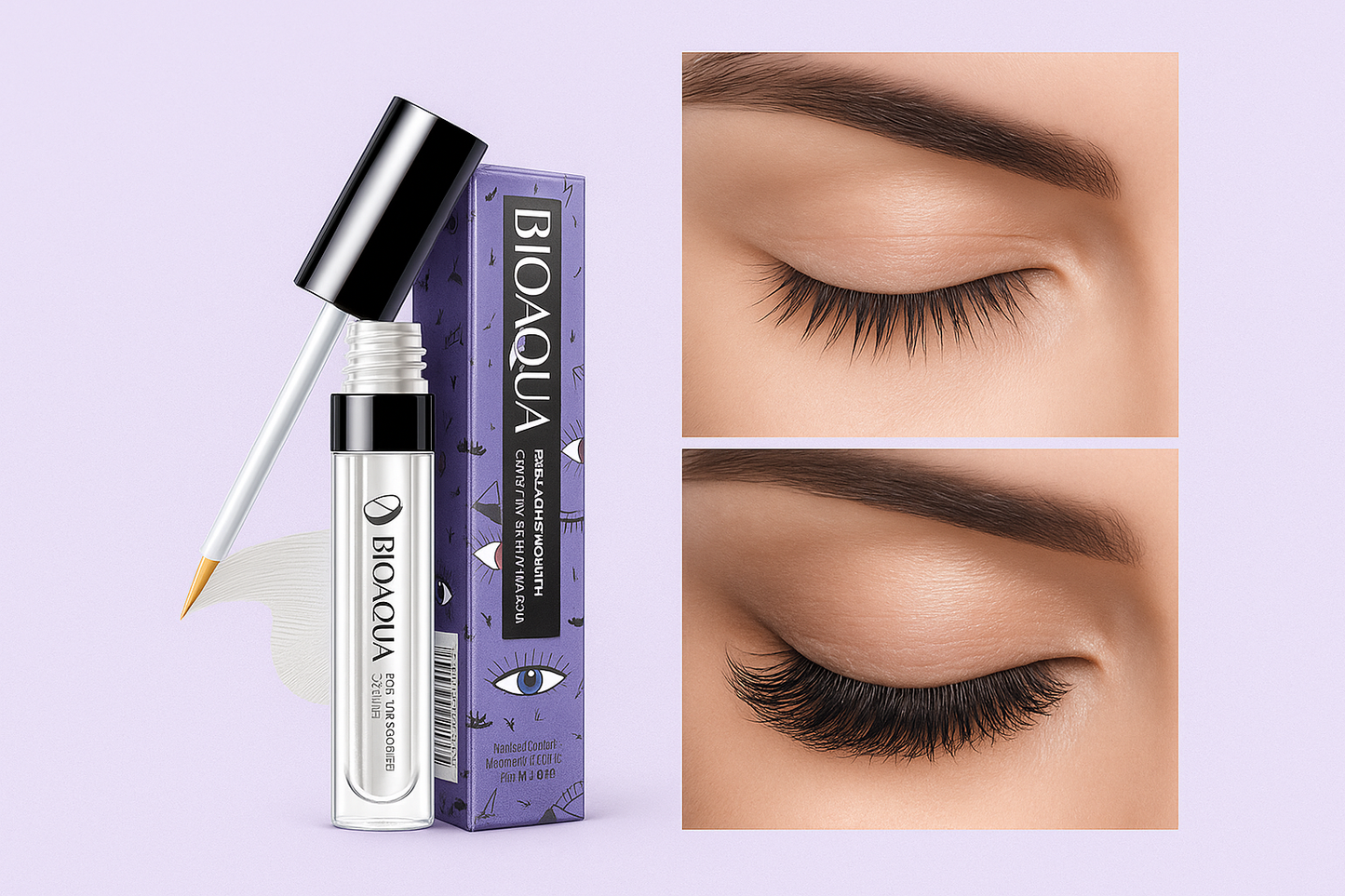 BIOAQUA LashBoost ✨ Serum para pestañas mas largas en semanas!