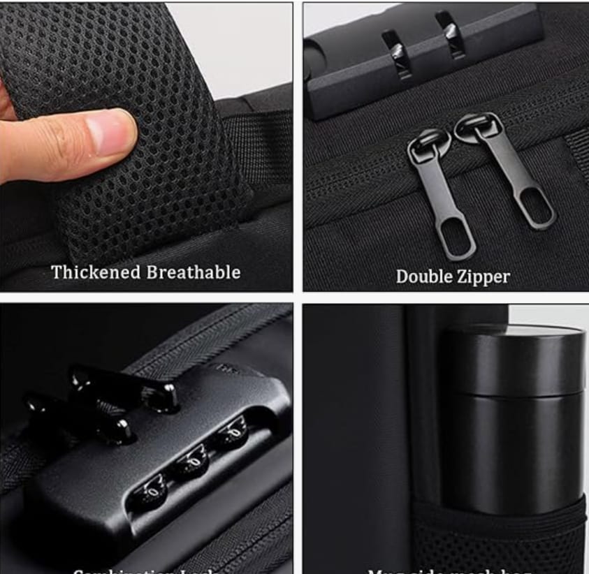 🔒 Mochila Antirrobo e Impermeable Premium – Seguridad, Estilo y Comodidad en Uno