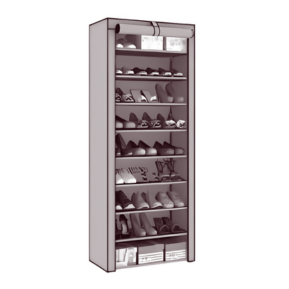 Zapatera Organizador Vertical con 10 Niveles 20 a 22 Pares | ShoeTower