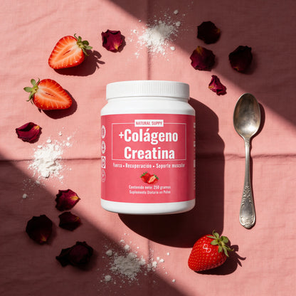 Colágeno + Creatina | Fuerza, Piel & Tono · 250g