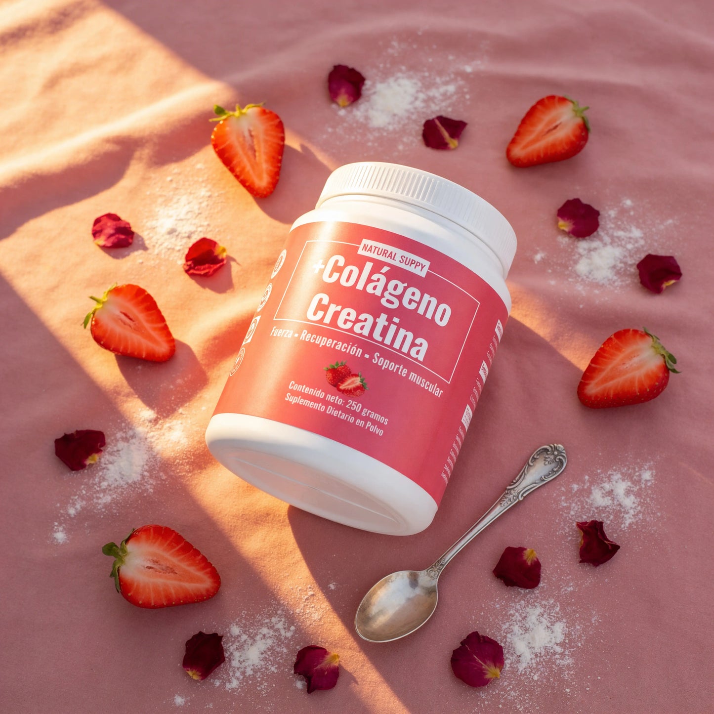 Colágeno + Creatina | Fuerza, Piel & Tono · 250g