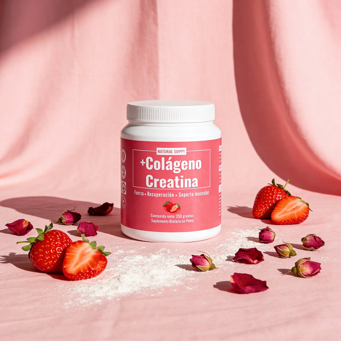 Colágeno + Creatina | Fuerza, Piel & Tono · 250g