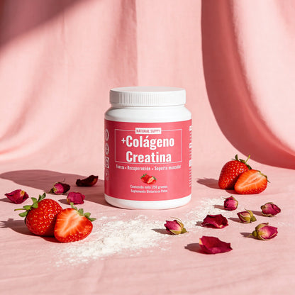 Colágeno + Creatina | Fuerza, Piel & Tono · 250g