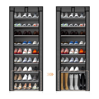 Zapatera Organizador Vertical con 10 Niveles 20 a 22 Pares | ShoeTower