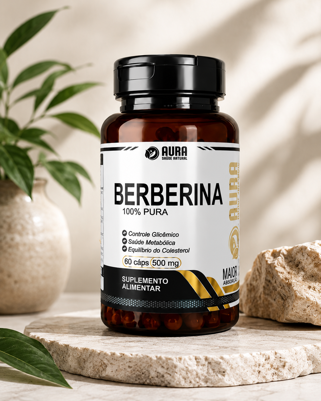 Berberina 1000mg AURA®