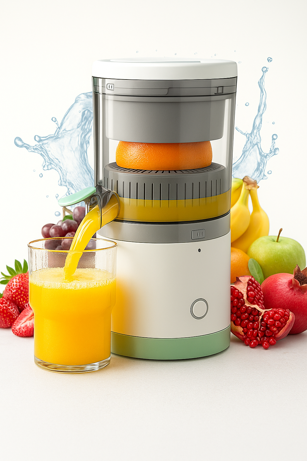 Exprimidor FreshJuice – Jugo fresco en segundos, sin esfuerzo 🧡