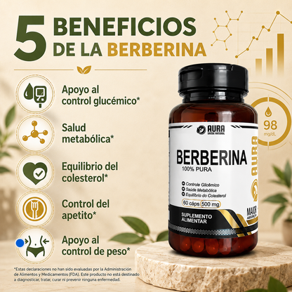 Berberina 1000mg AURA®