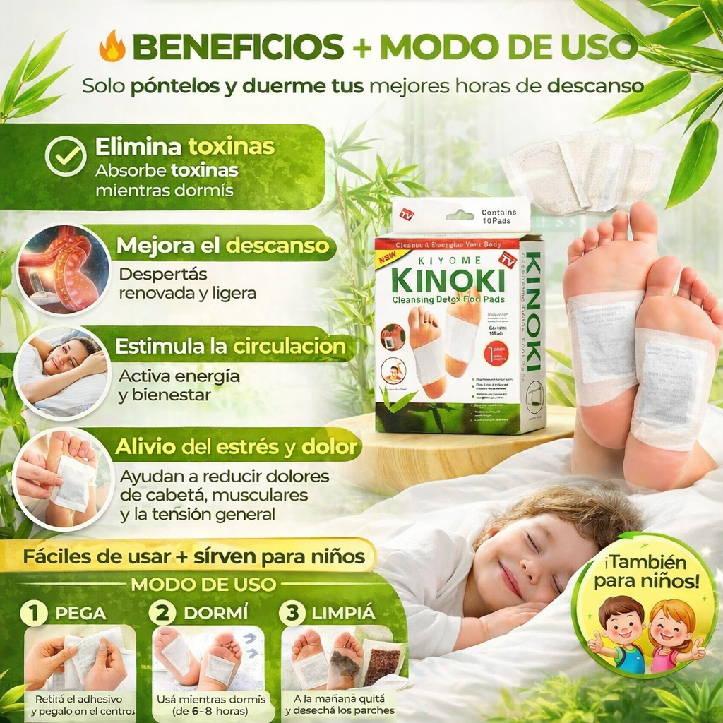 PARCHES KINOKI DETOX🌿