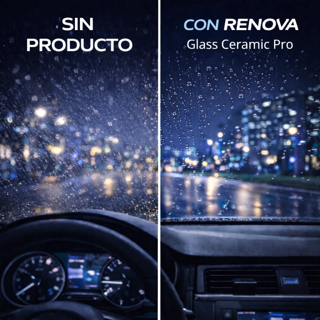 Nano Cerámico para Vidrios , cristales y faros- La vision que tus cristares siempre tendrian que dar.