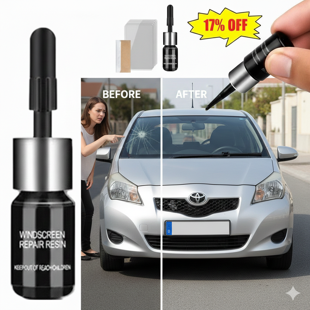 KIT REPARADOR DE VIDRIO GlassFix®  Tecnología Nano