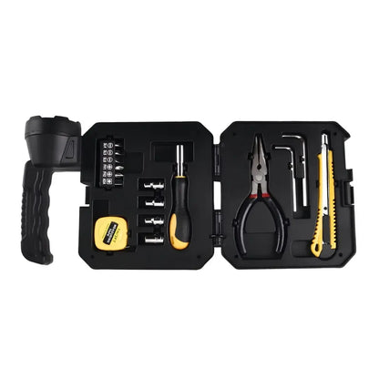 Kit de Herramientas Multifuncional con Linterna LED y Cargador Solar