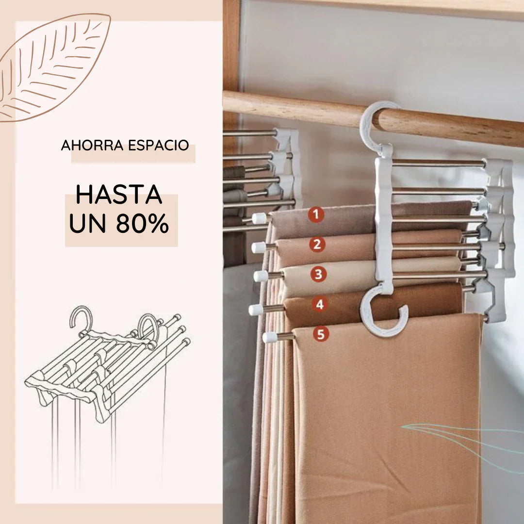 Pantalonera Rebatible (5 Pantalones)